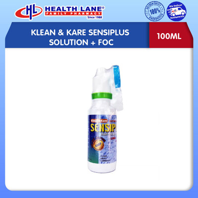 KLEAN & KARE SENSIPLUS SOLUTION+FOC (100ML)